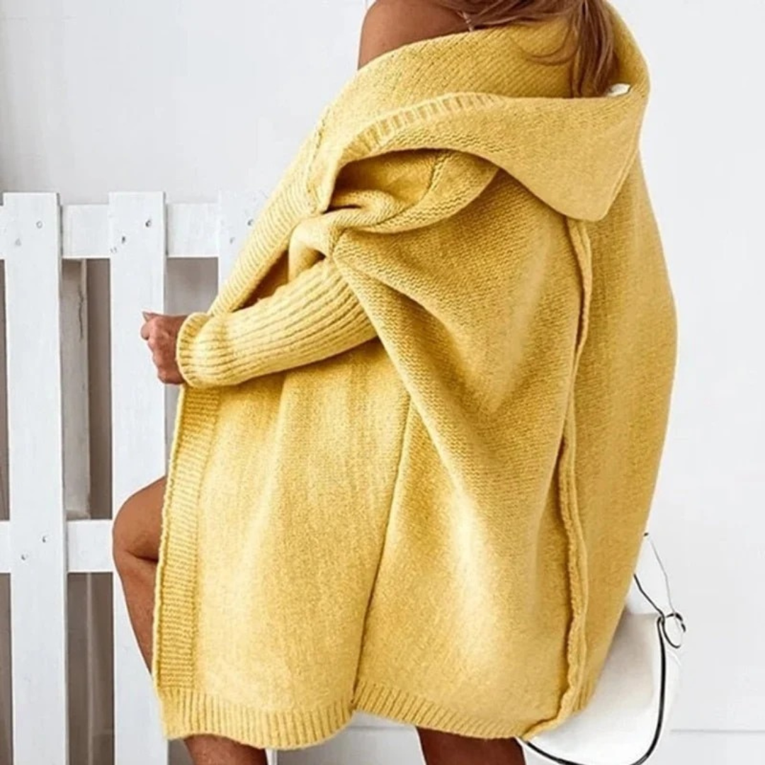 Cardigan à Capuche Coupe Oversize pour Femme