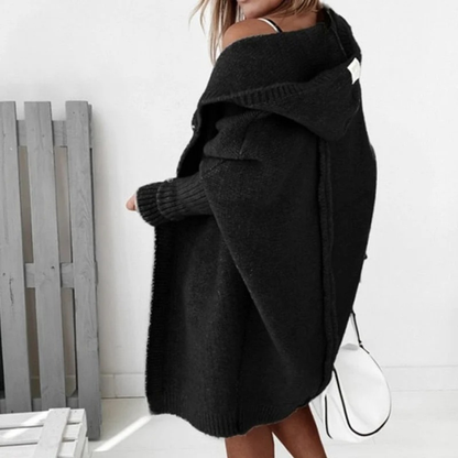 Cardigan à Capuche Coupe Oversize pour Femme