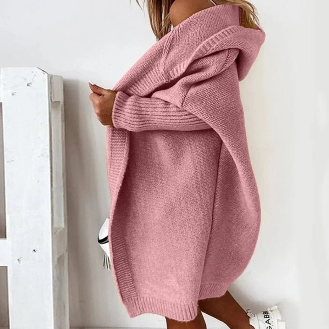 Cardigan à Capuche Coupe Oversize pour Femme