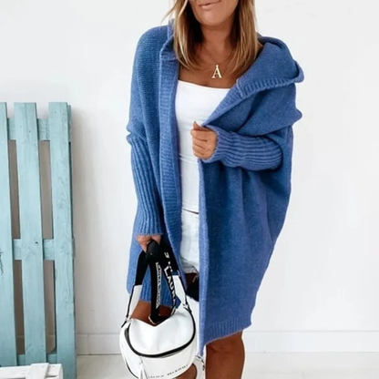 Cardigan à Capuche Coupe Oversize pour Femme