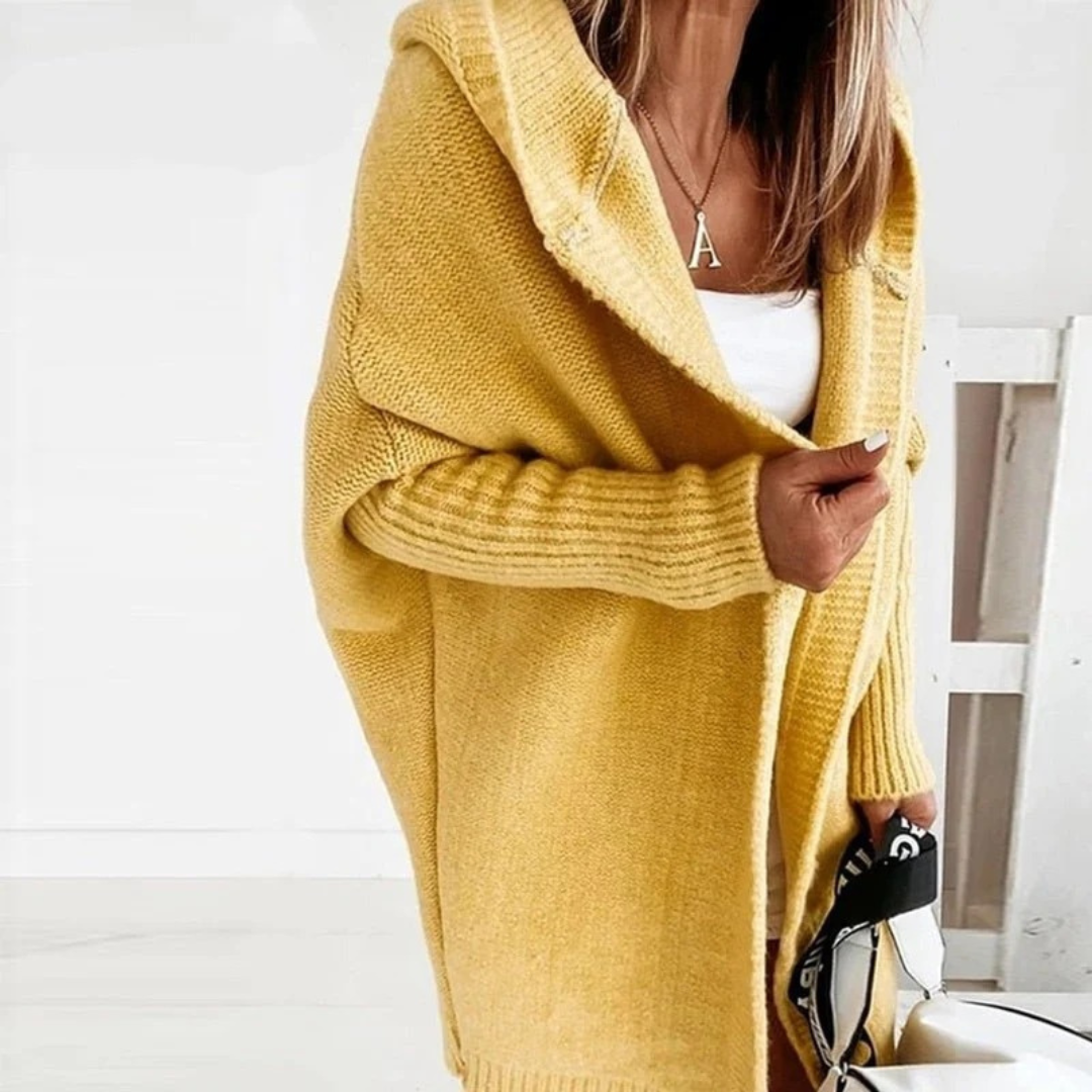 Cardigan à Capuche Coupe Oversize pour Femme
