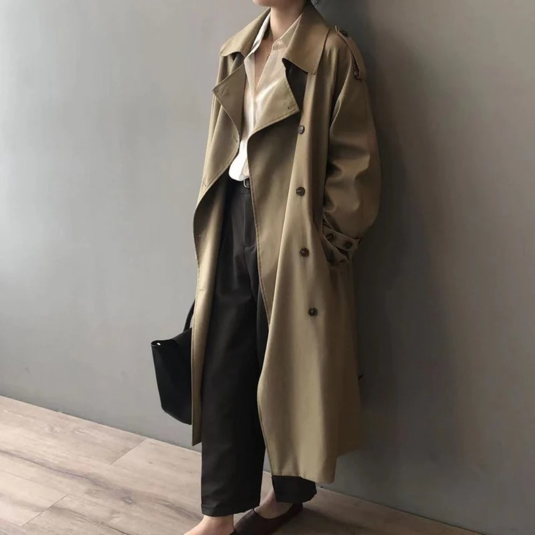 Trench-Coat Long pour Femme