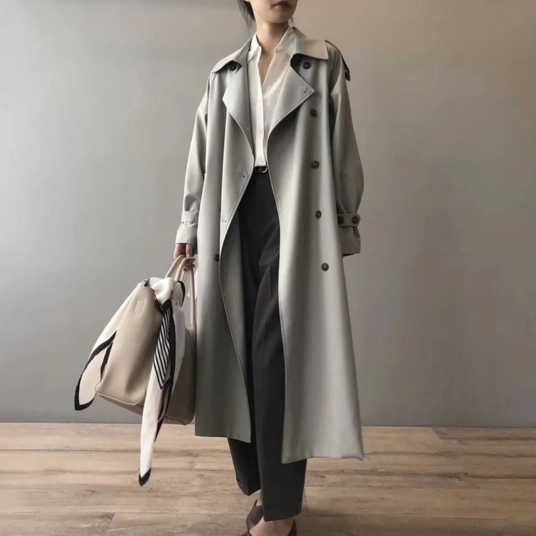 Trench-Coat Long pour Femme