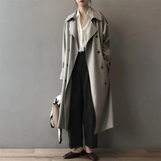 Trench-Coat Long pour Femme