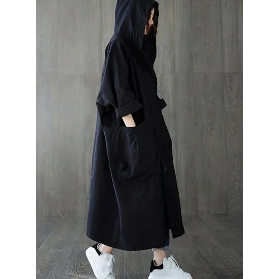 Imperméable à Capuche pour Femme