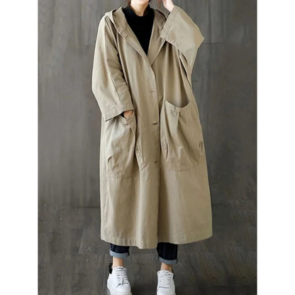 Imperméable à Capuche pour Femme