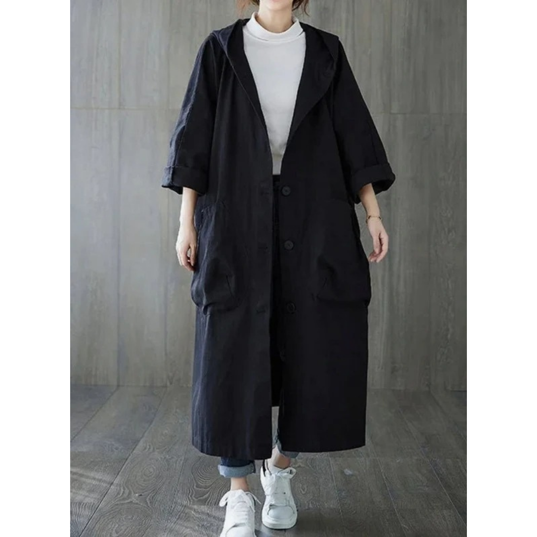 Imperméable à Capuche pour Femme