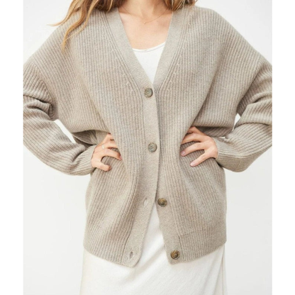Cardigan à Col V pour Femme