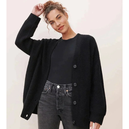 Cardigan à Col V pour Femme