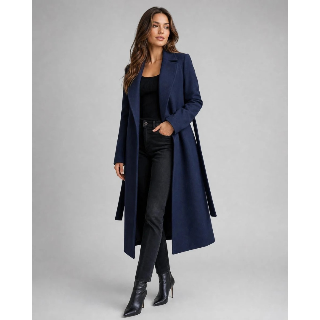 Trench-Coat à Ceinture pour Femme