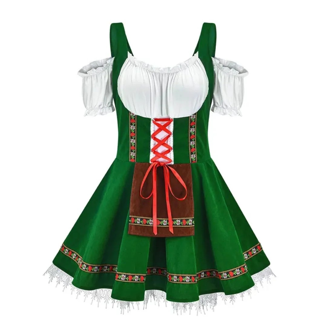 Robe Traditionnelle à Motif Floral pour Femme