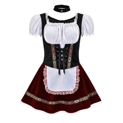 Robe Traditionnelle à Motif Floral pour Femme