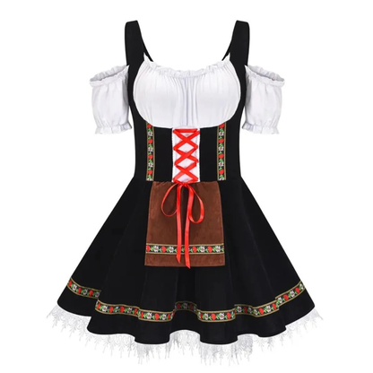 Robe Traditionnelle à Motif Floral pour Femme