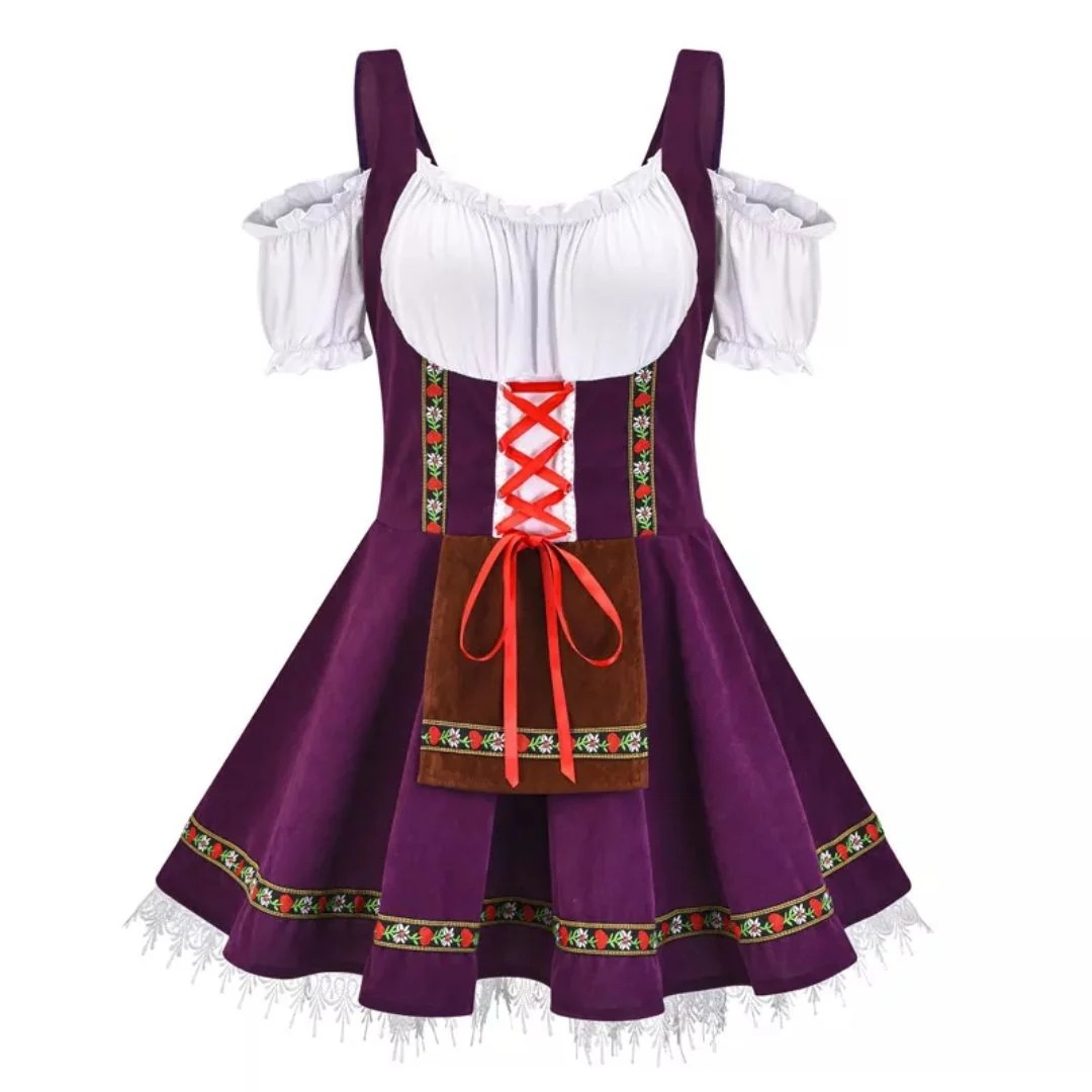 Robe Traditionnelle à Motif Floral pour Femme