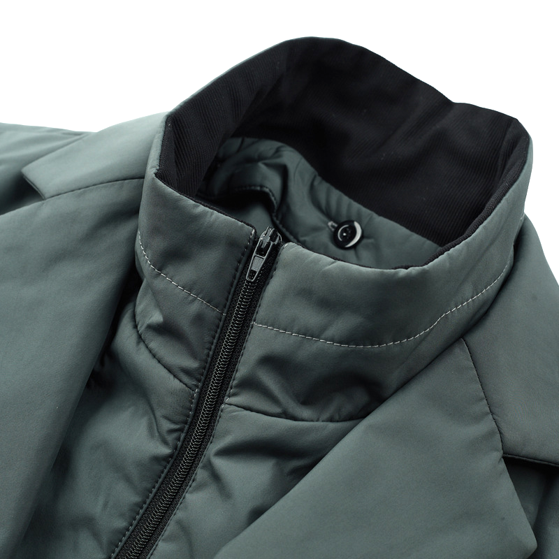 Blazer Matelassé à Col Montant pour Homme