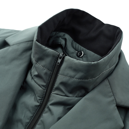 Blazer Matelassé à Col Montant pour Homme