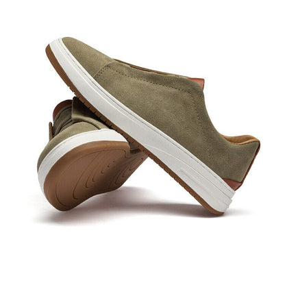 Baskets Basses en Daim Synthétique pour Homme