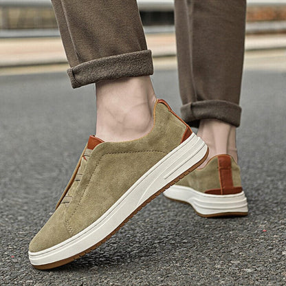 Baskets Basses en Daim Synthétique pour Homme
