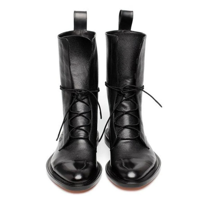 Bottes en Synthétique Effet Cuir pour Femme