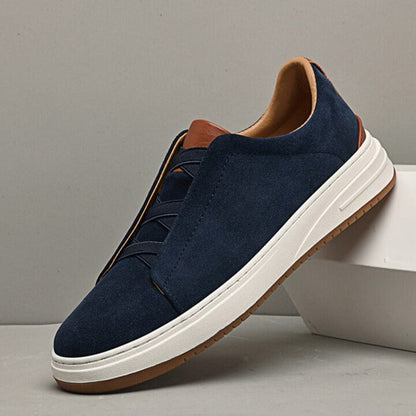 Baskets Basses en Daim Synthétique pour Homme