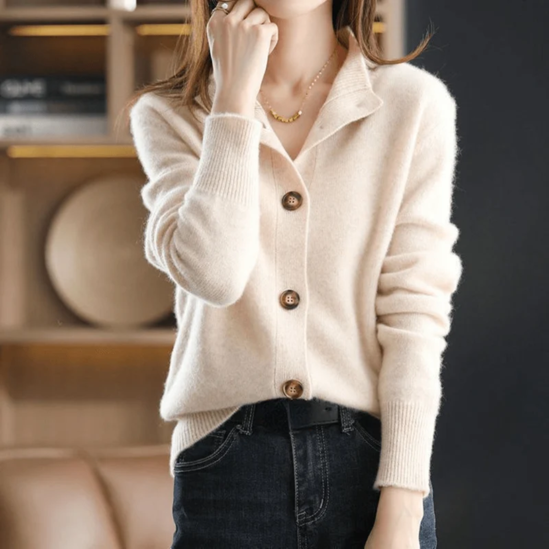 Cardigan Boutonné pour Femme