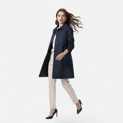 Trench-Coat Mi-Long pour Femme