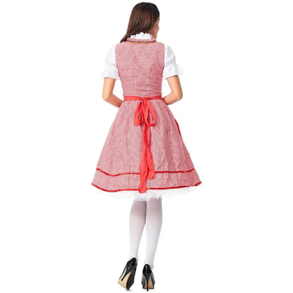 Dirndl avec Tablier pour Femme
