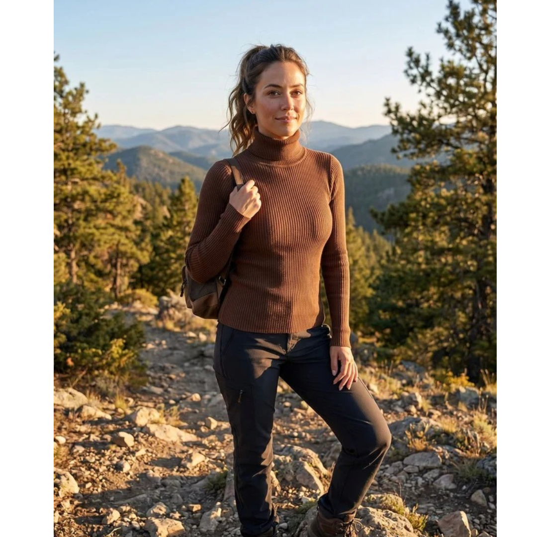 Pull à Col Roulé pour Femme