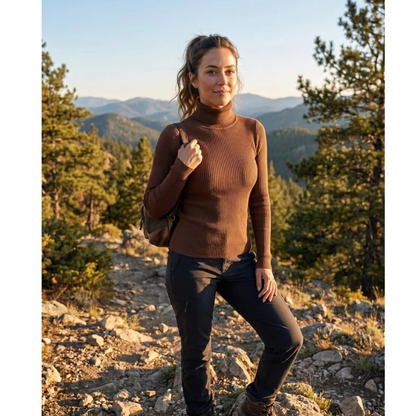 Pull à Col Roulé pour Femme