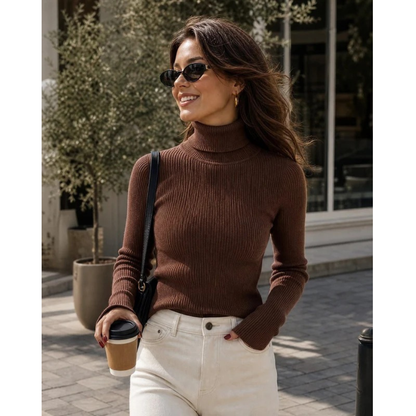 Pull à Col Roulé pour Femme