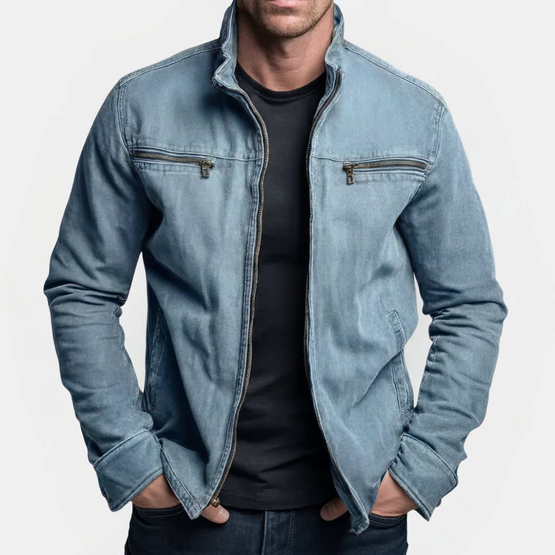 Veste Style Militaire à Poches Poitrine pour Homme