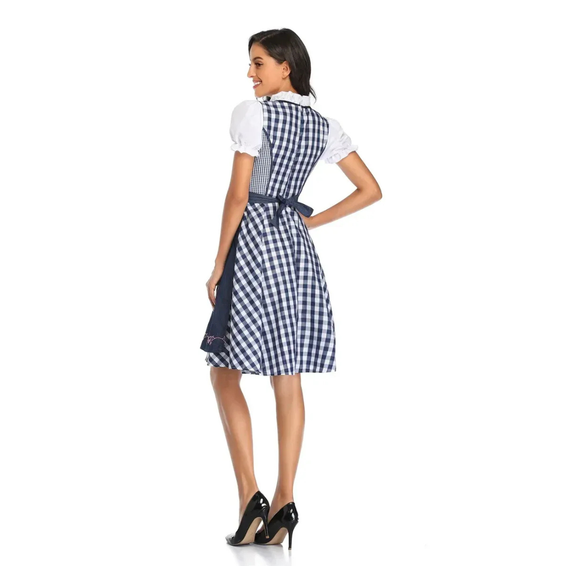 Dirndl à Carreaux pour Femme
