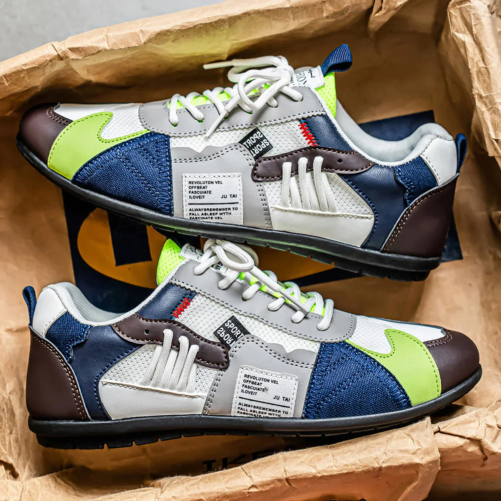 Baskets Basses Tendance à Lacets pour Homme