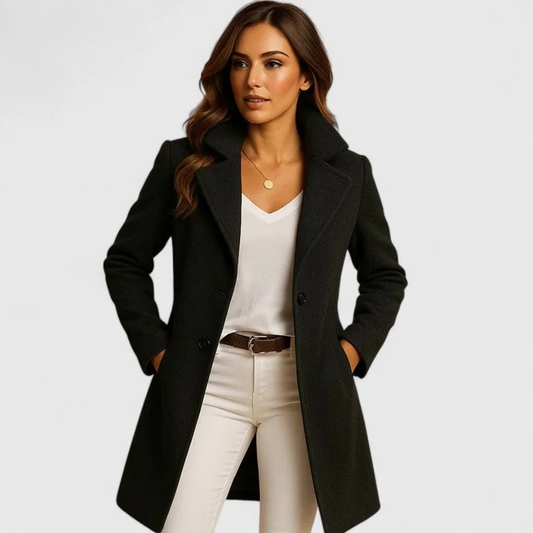 Veste d’Hiver Boutonné Long pour Femme