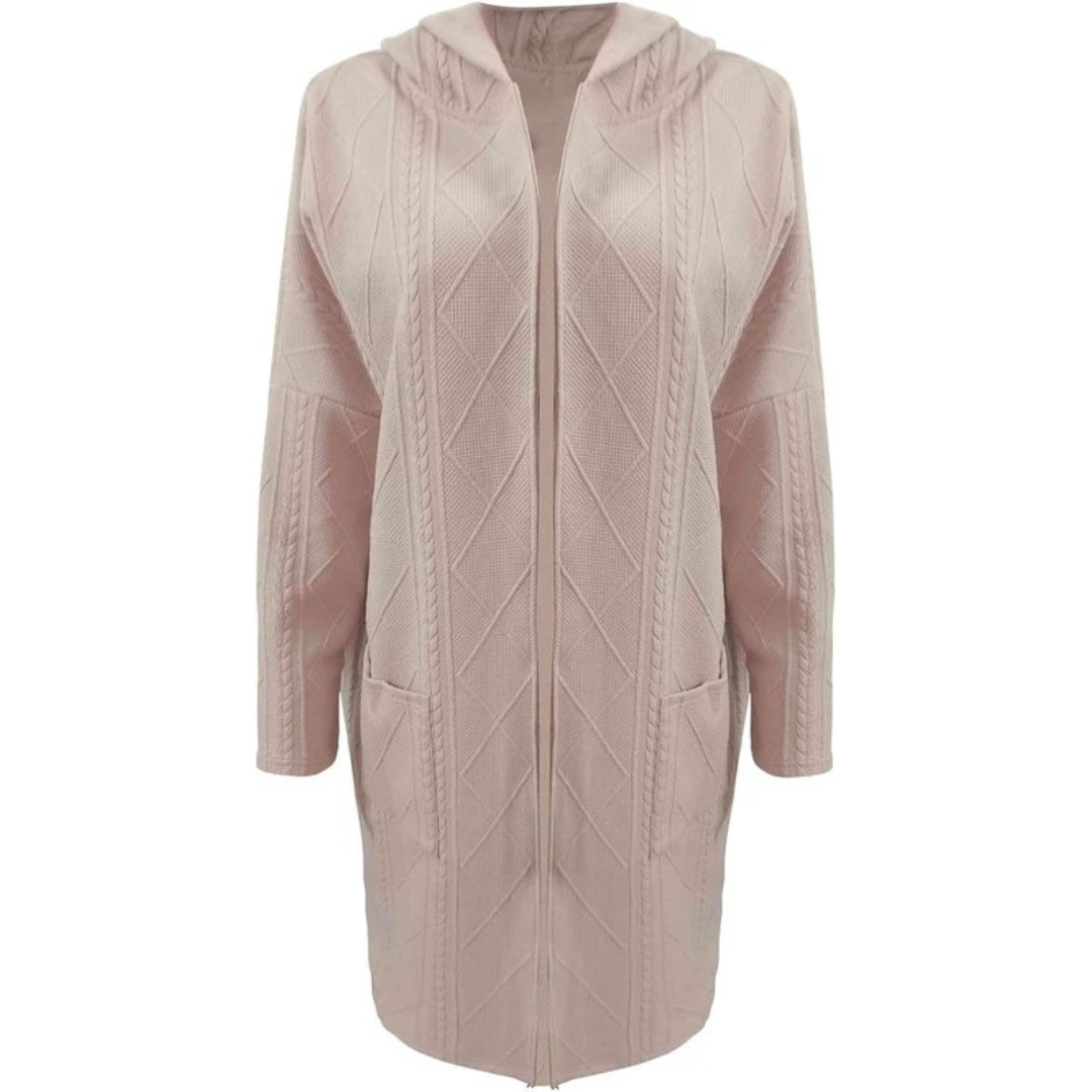 Cardigan à Capuche Long pour Femme