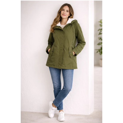 Veste d’Hiver à Capuche Long pour Femme