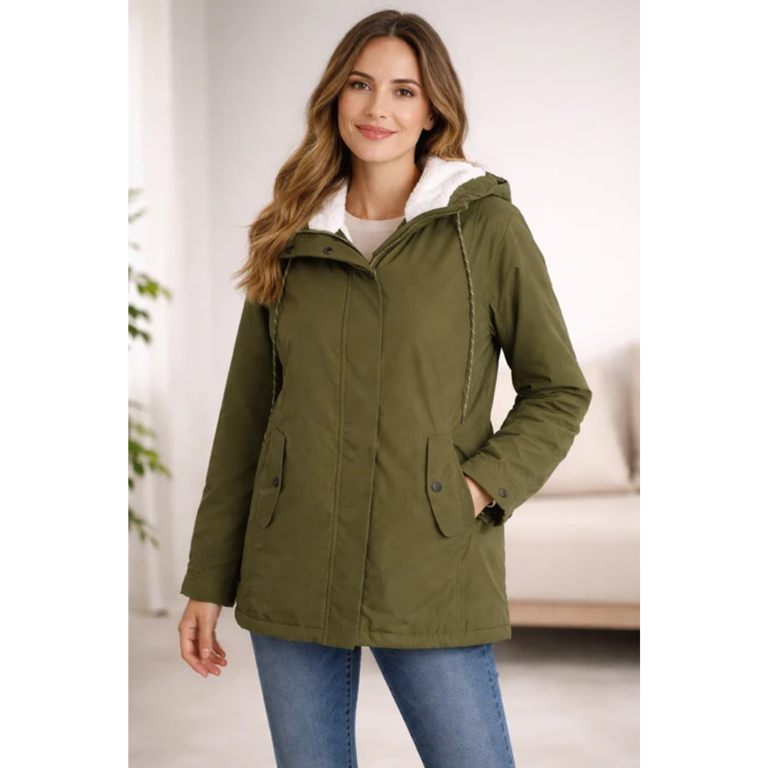 Veste d’Hiver à Capuche Long pour Femme