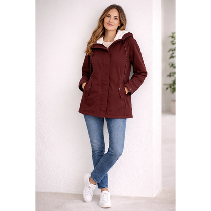 Veste d’Hiver à Capuche Long pour Femme