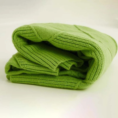 Pull en Maille à Col Roulé à Motif Losanges pour Femme