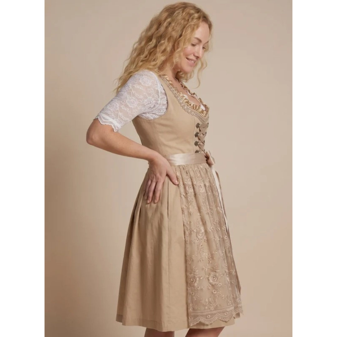 Dirndl en Dentelle à Nœud — Détails en dentelle pour Femme