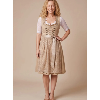 Dirndl en Dentelle à Nœud — Détails en dentelle pour Femme