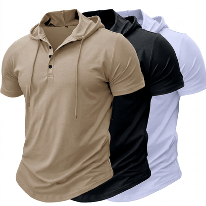 Polo à Capuche en Coton pour Homme