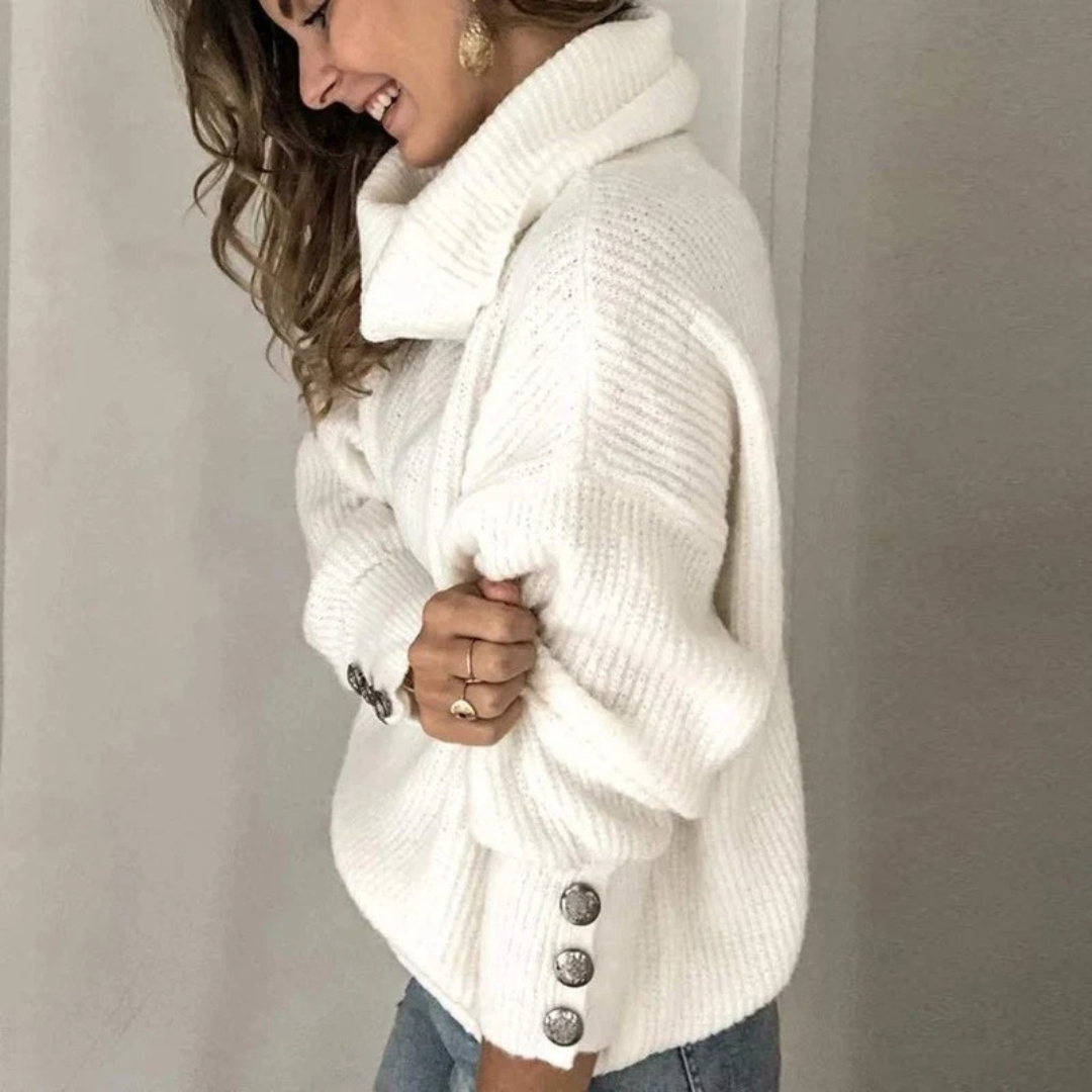 Pull à Col Roulé pour Femme