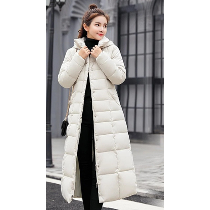 Veste d’Hiver à Capuche Matelassé pour Femme