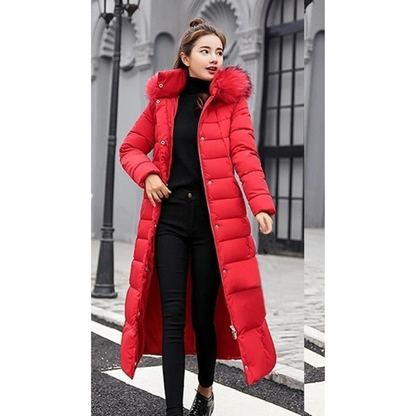 Veste d’Hiver à Capuche Matelassé pour Femme
