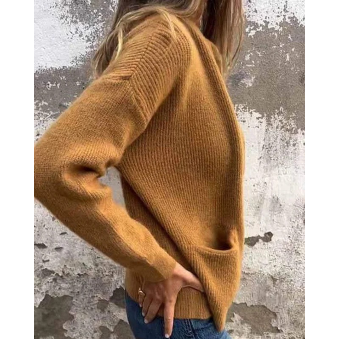 Cardigan à Fermeture Éclair pour Femme