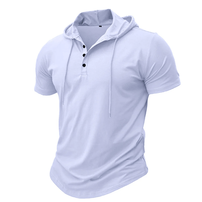 Polo à Capuche en Coton pour Homme