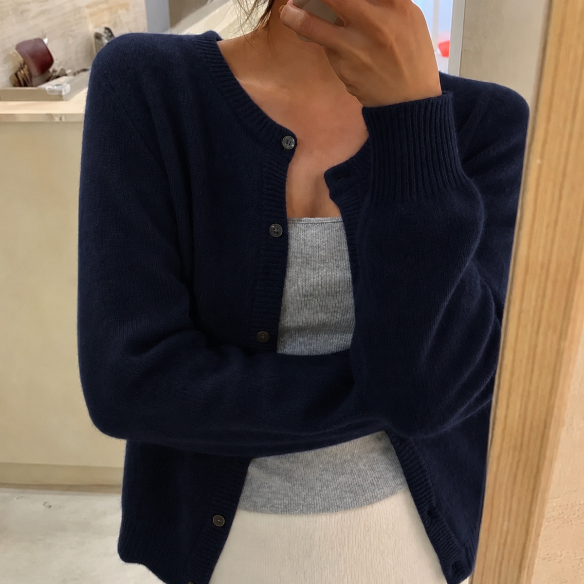 Cardigan Boutonné pour Femme