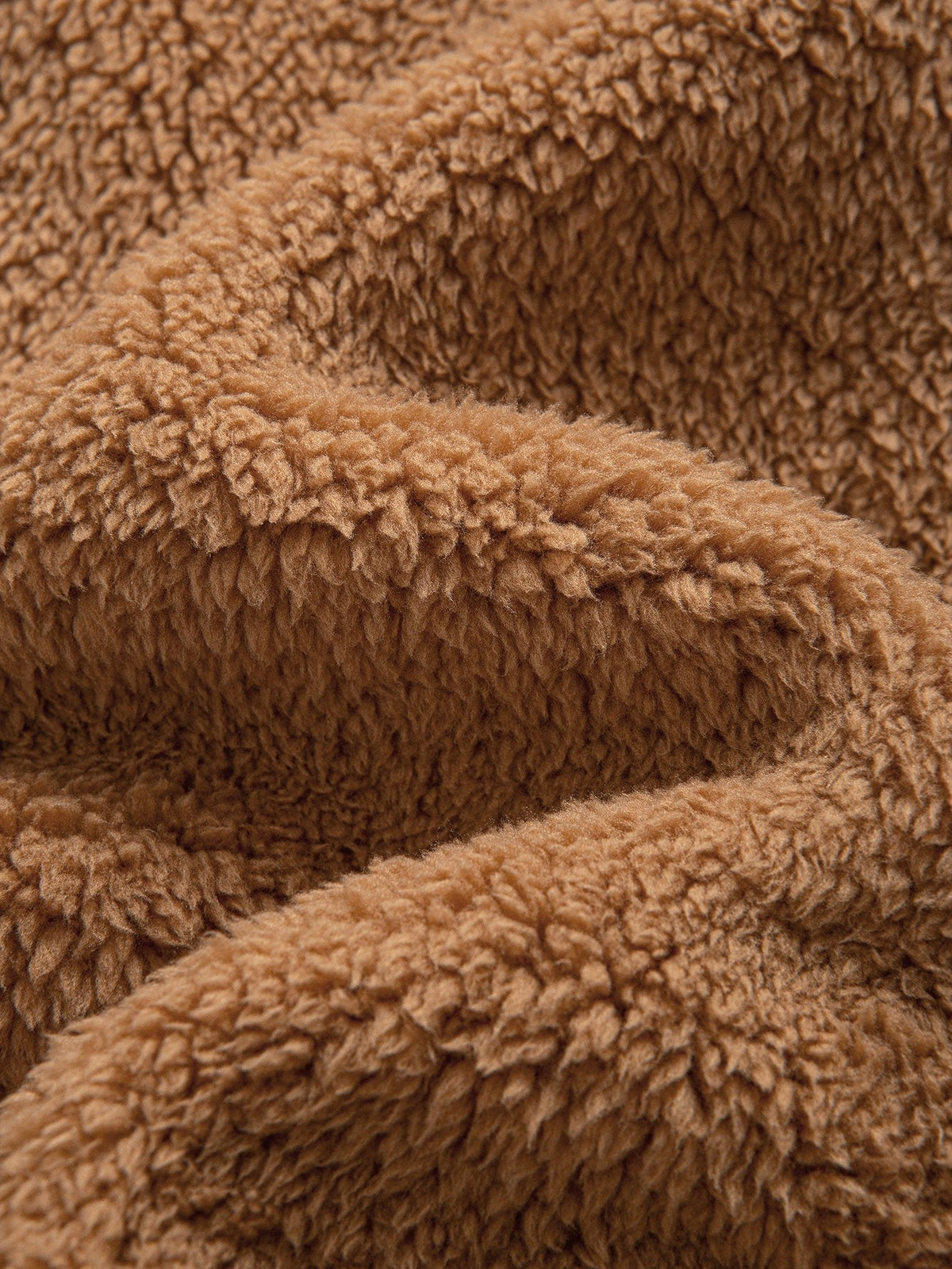 Veste en Fausse Fourrure Teddy à Capuche pour Homme