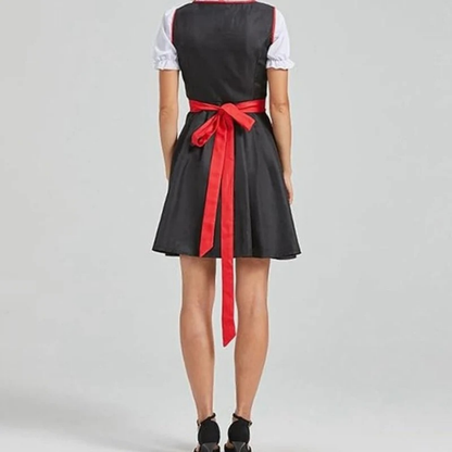 Robe Traditionnelle en Rouge pour Femme